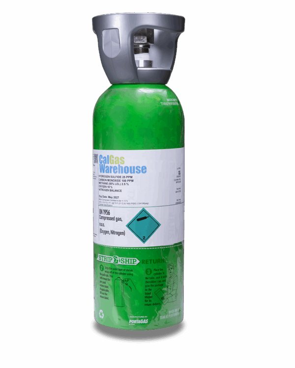 Portagas 300L 3000 ppm Methane (CH4), Balance N2